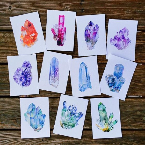 Небольшие картинки акварелью