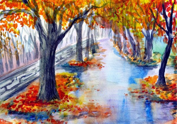 Рисуем осень