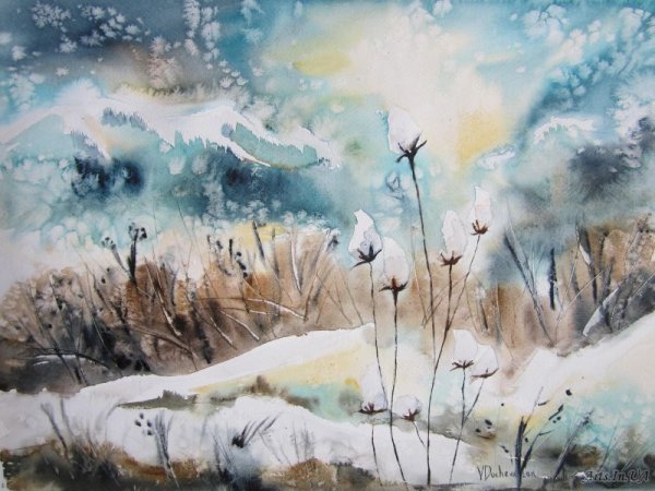 Художник: Венета Дочева зима