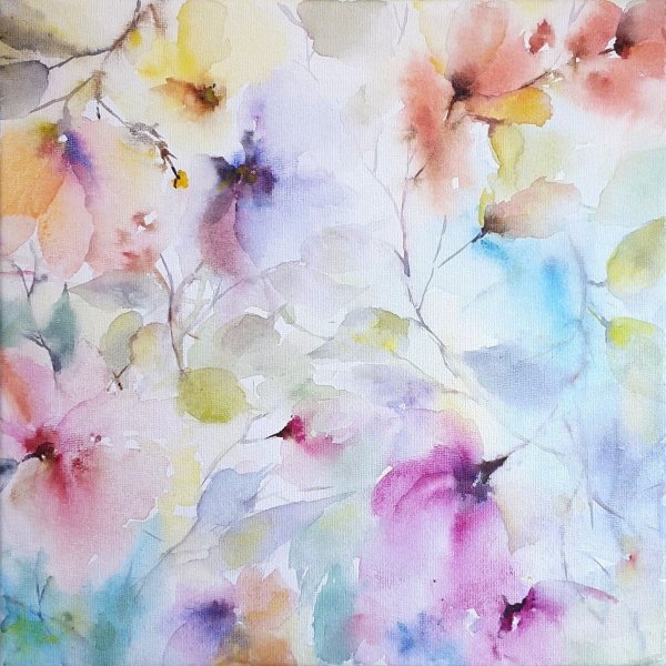 Акварельные тона