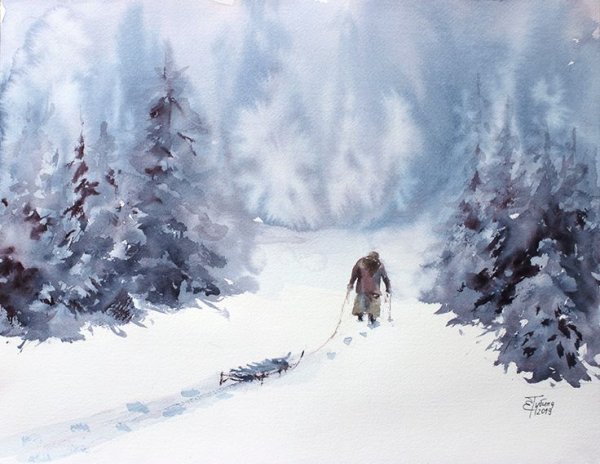 Екатерина Губина акварель