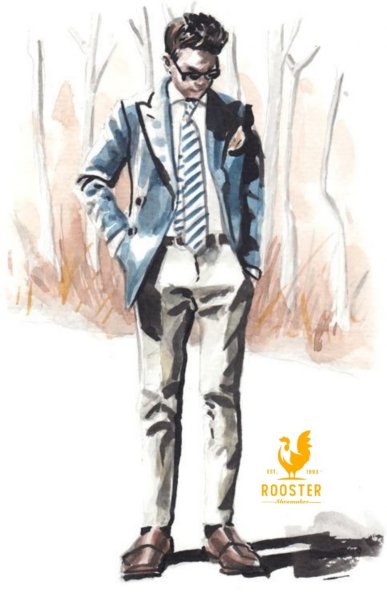 Наброски людей акварелью