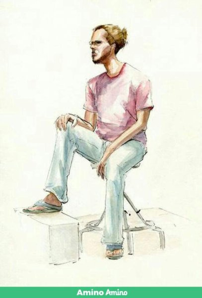 Зарисовки людей акварелью