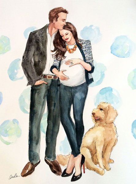 Этюды фигуры человека акварелью в ДХШ