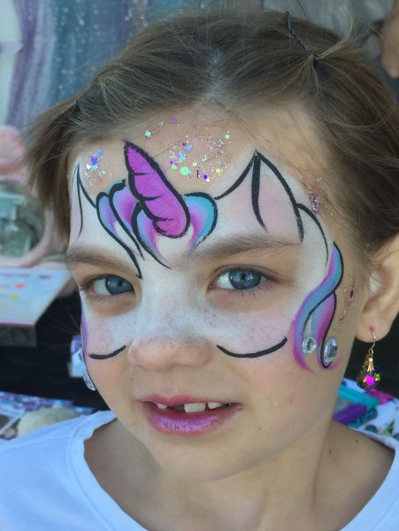 Грим единорога детям