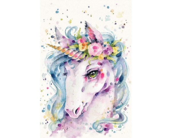 Единорог портрет арт