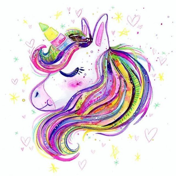 Единорог стилизованный