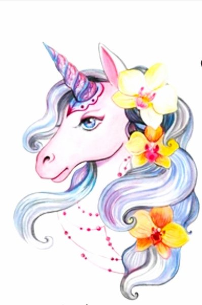 Персонаж орхидеи единорогов