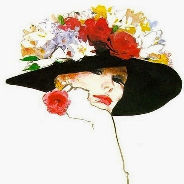 Акварельные иллюстрации модные