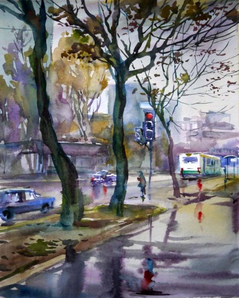 Всеволод Романков акварели