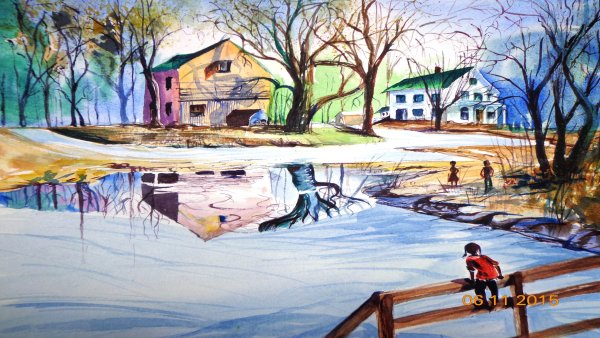 Нарисовать пейзаж