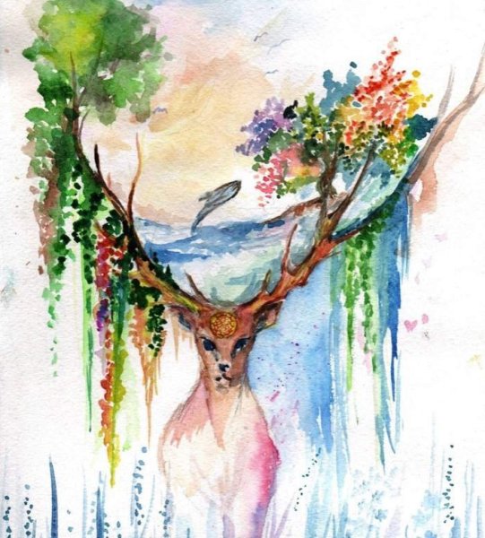 Классные рисунки акварелью