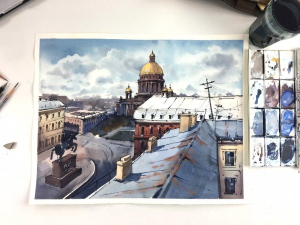 Дарья Куцаева Казанский собор Санкт-Петербург