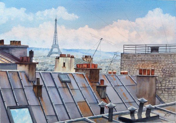 Крыши Парижа (арт.: 1952)