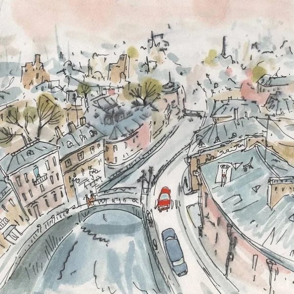 Маша Ждан акварель