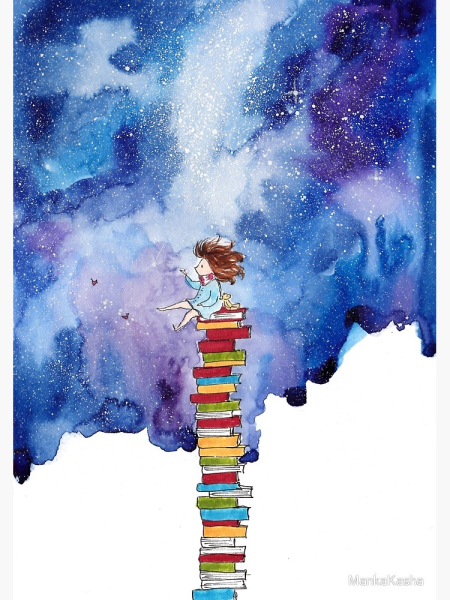 Книжка нарисованная акварелью