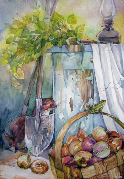 Акварели художника Юлии Масловой