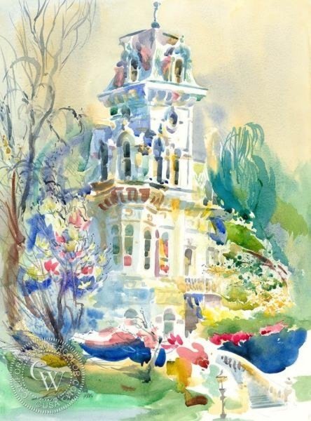 Композиция акварелью