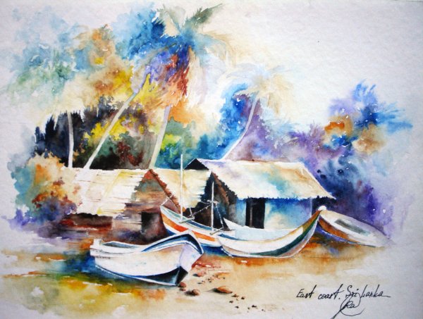 Акварельные пейзажи Анны Соколовой