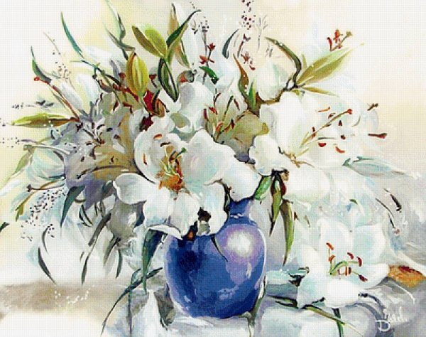 Дарья Чачева акварель цветы