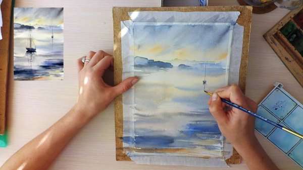 Мастер класс по рисованию акварелью