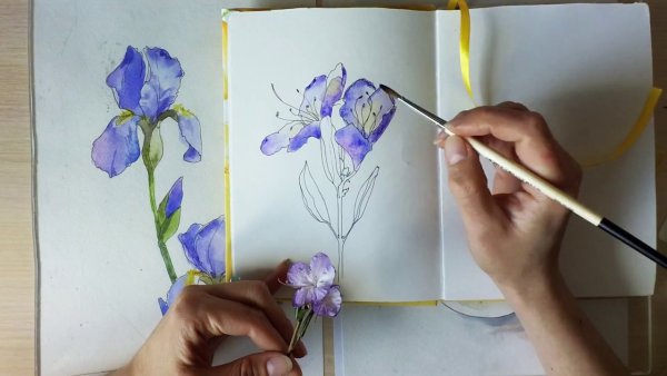 Рисование акварелью мастер класс