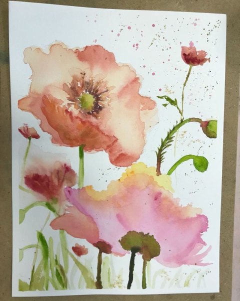 Мастер класс по рисованию акварелью