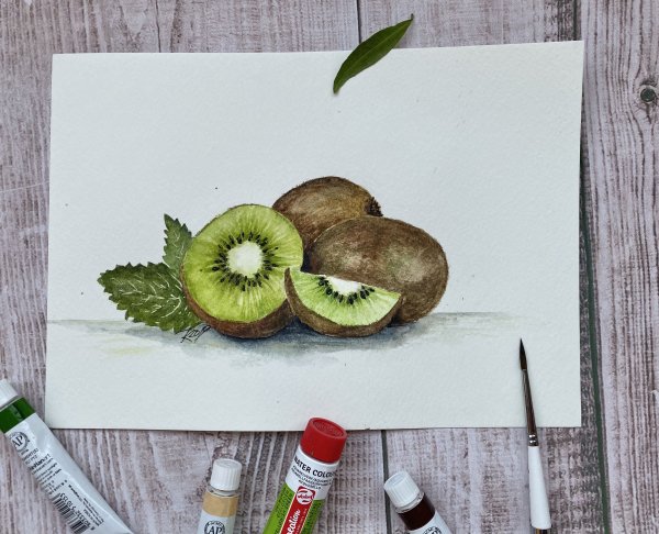 Скетчинг маркерами киви