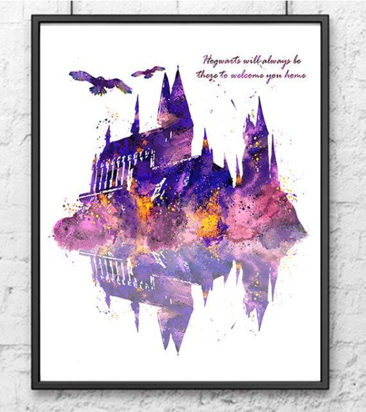 Хогвартс Гарри Поттер скетчинг