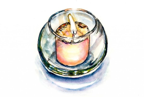 Простые Акварельные скетчи