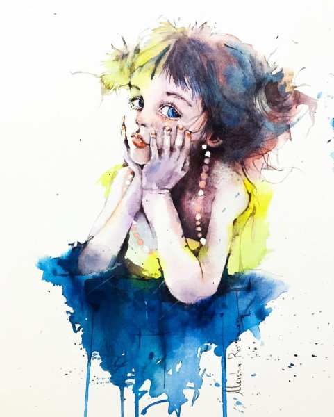 Арты акварелью