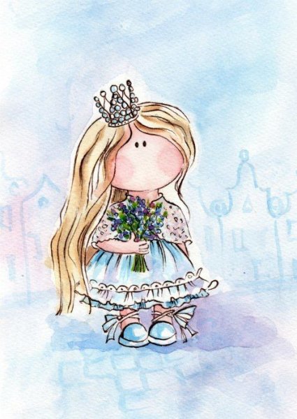 Акварельные иллюстрации от Anell Happy