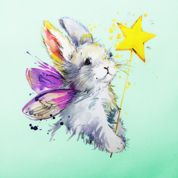 Зайчик акварель