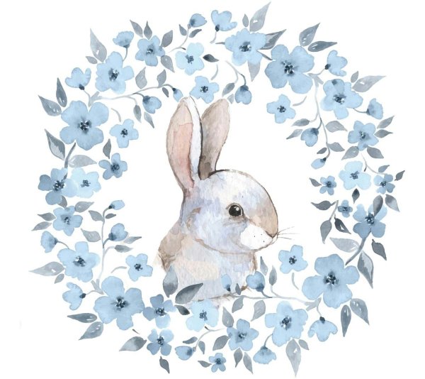 Акварельный зайчик
