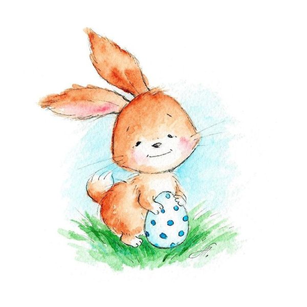 Акварельные иллюстрации Пасха