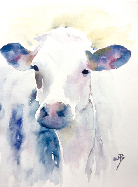 Картины животных акварелью