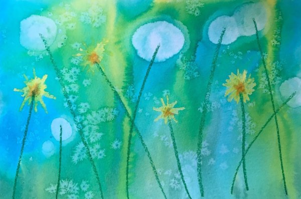 Нетрадиционное рисование акварелью