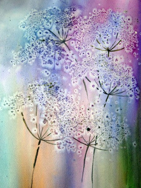 Yvonne Harry акварель осень