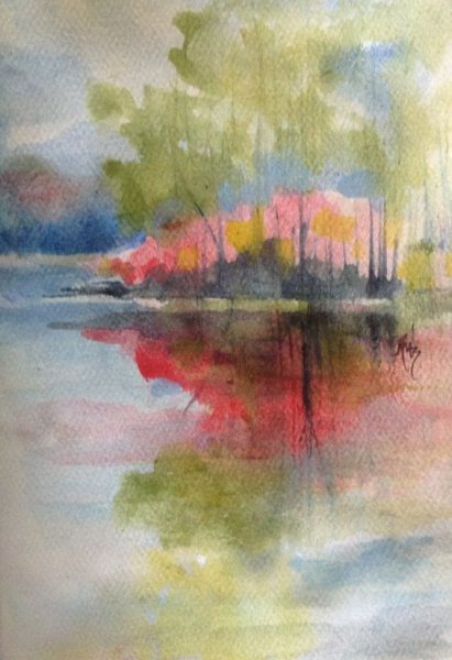 Аля Прима пейзаж