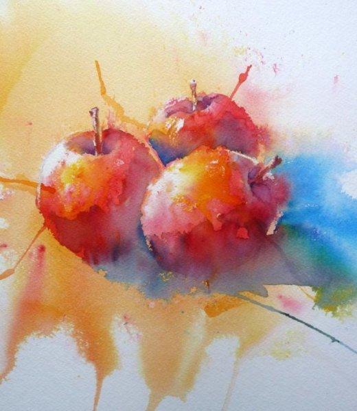 Хуан Хуавэннь акварель