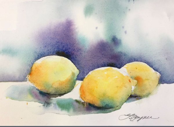 Лимон лессировка