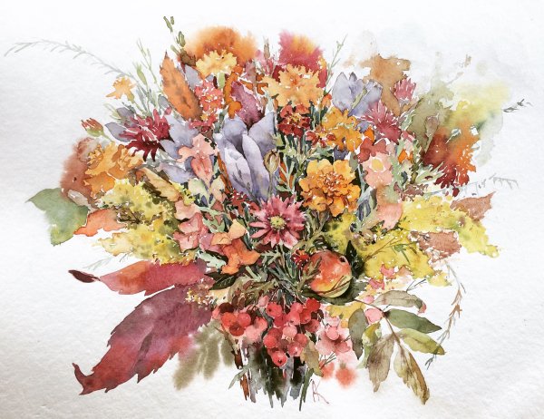 Тоня Курносенко акварель