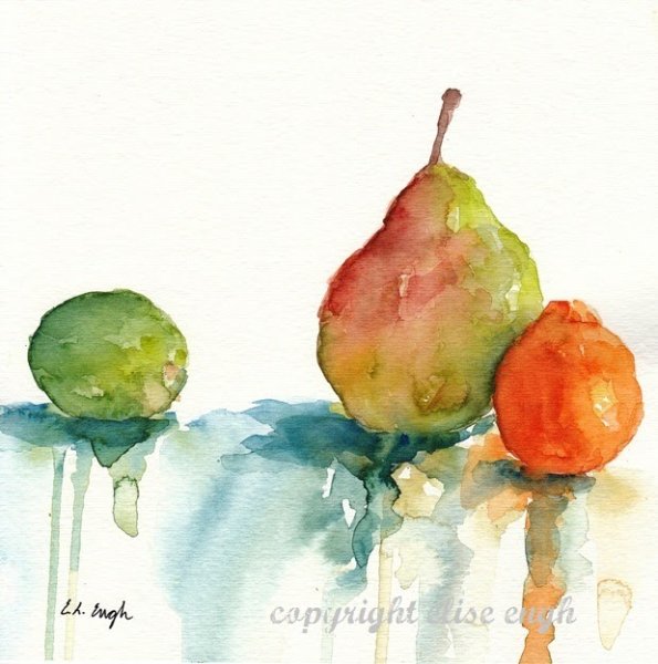 Лессировка в акварели этапы