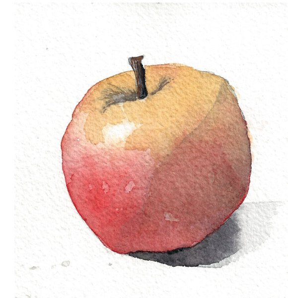 Яблоко лессировка