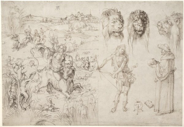 Альбрехт Дюрер «замок в Альпах»