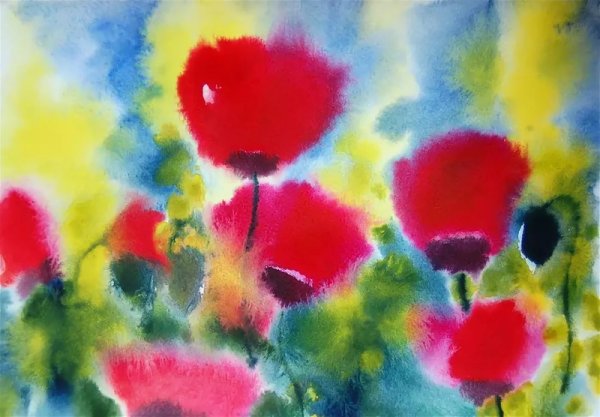 Рисование по мокрому