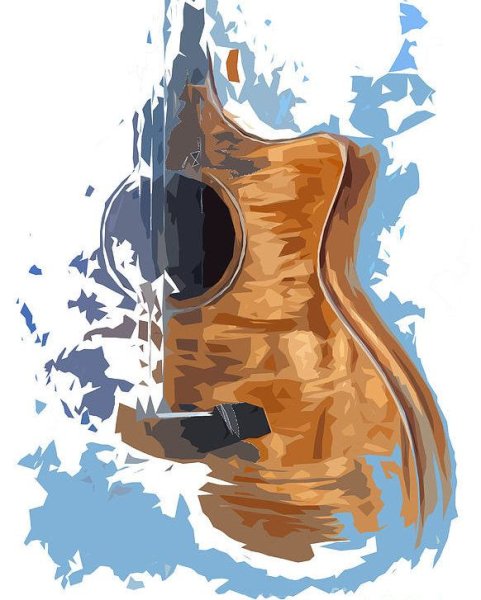 Рисунок для акварели рок