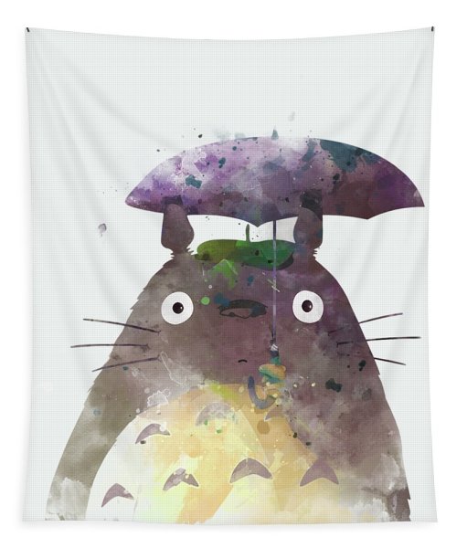 Тоторо акварель