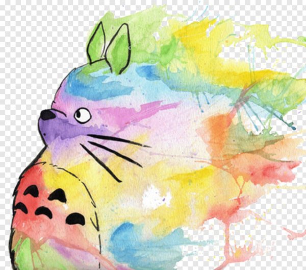 Мультяшные рисунки акварелью