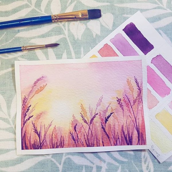 Доска акварель